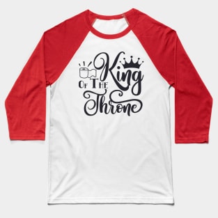 Christmas King Of The Throne Baseball T-Shirt